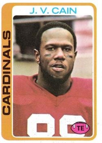 #272 J.V. Cain - St. Louis Cardinals - 1978 Topps Football