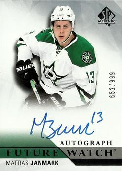 #272 Mattias Janmark - Dallas Stars - 2015-16 SP Authentic Hockey