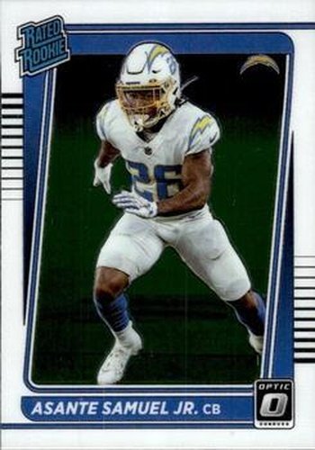 #272 Asante Samuel Jr. - Los Angeles Chargers - 2021 Donruss Optic Football