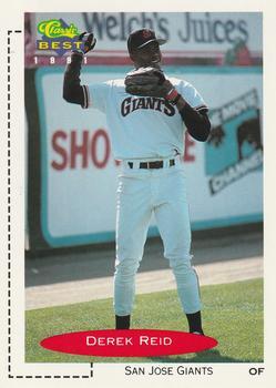 #273 Derek Reid - San Jose Giants - 1991 Classic Best Baseball