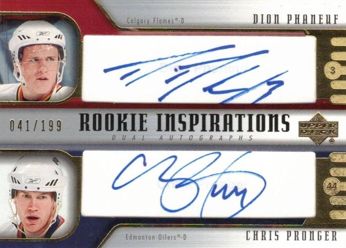#274 Dion Phaneuf / Chris Pronger - Calgary Flames / Edmonton Oilers - 2005-06 Upper Deck Rookie Update Hockey