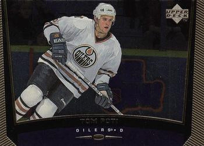 #274 Tom Poti - Edmonton Oilers - 1998-99 Upper Deck Gold Reserve Hockey
