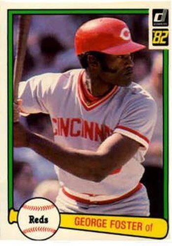 #274 George Foster - Cincinnati Reds - 1982 Donruss Baseball