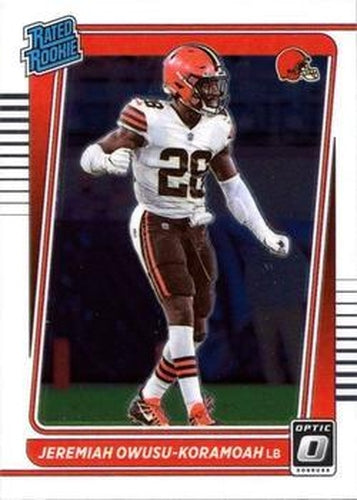 #274 Jeremiah Owusu-Koramoah - Cleveland Browns - 2021 Donruss Optic Football