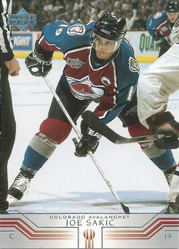 #274 Joe Sakic - Colorado Avalanche - 2001-02 Upper Deck Hockey