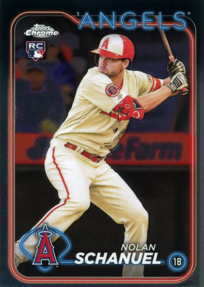 #274 Nolan Schanuel - Los Angeles Angels - 2024 Topps Chrome Baseball
