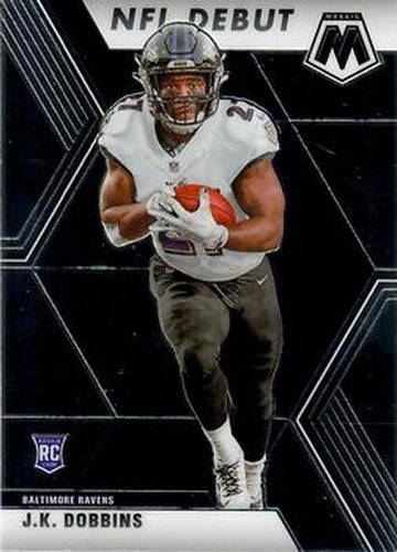 #275 J.K. Dobbins - Baltimore Ravens - 2020 Panini Mosaic Football