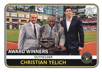 #275 Christian Yelich - Milwaukee Brewers - 2020 Topps Big League Baseball
