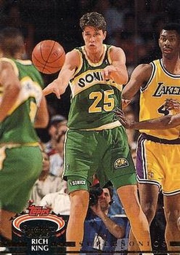 #275 Rich King - Seattle SuperSonics - 1992-93 Stadium Club Basketball