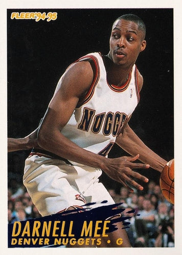#275 Darnell Mee - Denver Nuggets - 1994-95 Fleer Basketball