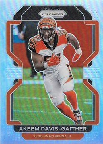 #275 Akeem Davis-Gaither - Cincinnati Bengals - 2021 Panini Prizm - Silver Football