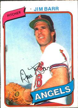 #275 Jim Barr - California Angels - 1980 O-Pee-Chee Baseball