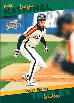 #23 Steve Finley - Houston Astros - 1993 Score - Select Stat Leaders Baseball
