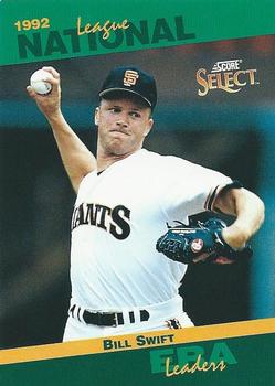 #82 Bill Swift - San Francisco Giants - 1993 Score - Select Stat Leaders Baseball