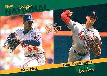 #89 Ken Hill / Bob Tewksbury - Montreal Expos / St. Louis Cardinals - 1993 Score - Select Stat Leaders Baseball
