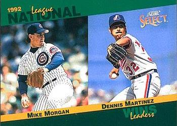 #90 Mike Morgan / Dennis Martinez - Chicago Cubs / Montreal Expos - 1993 Score - Select Stat Leaders Baseball