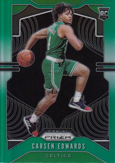 #276 Carsen Edwards - Boston Celtics - 2019-20 Panini Prizm - Prizms Green Basketball