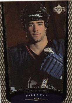 #276 Sean Brown - Edmonton Oilers - 1998-99 Upper Deck Gold Reserve Hockey