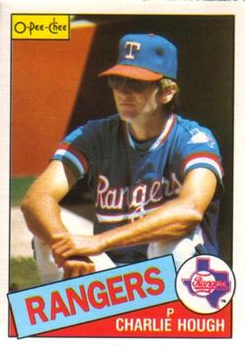 #276 Charlie Hough - Texas Rangers - 1985 O-Pee-Chee Baseball