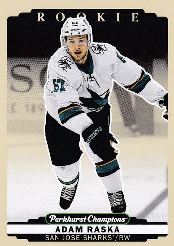 #276 Adam Raska - San Jose Sharks - 2022-23 Parkhurst Champions Hockey