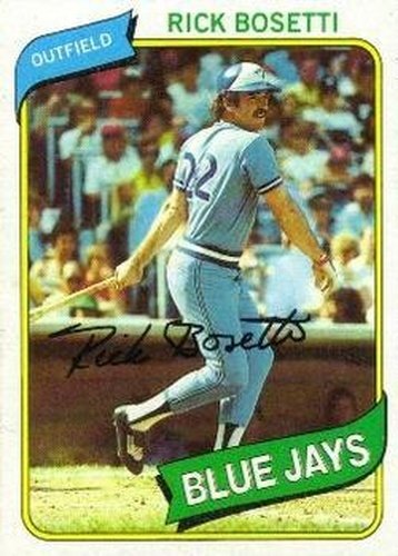#277 Rick Bosetti - Toronto Blue Jays - 1980 Topps Baseball
