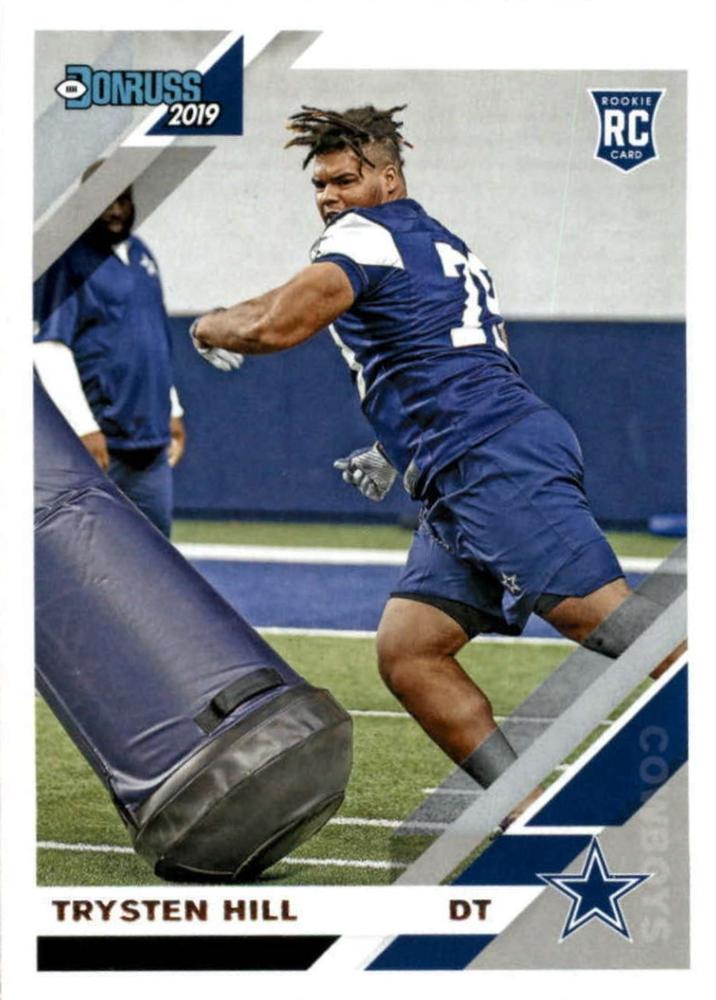 #277 Trysten Hill - Dallas Cowboys - 2019 Donruss Football