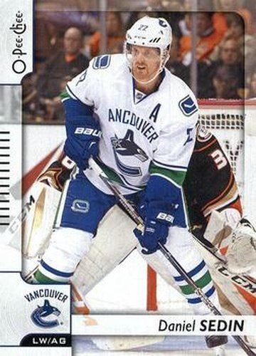 #277 Daniel Sedin - Vancouver Canucks - 2017-18 O-Pee-Chee Hockey