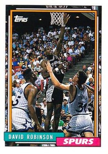 #277 David Robinson - San Antonio Spurs - 1992-93 Topps Basketball