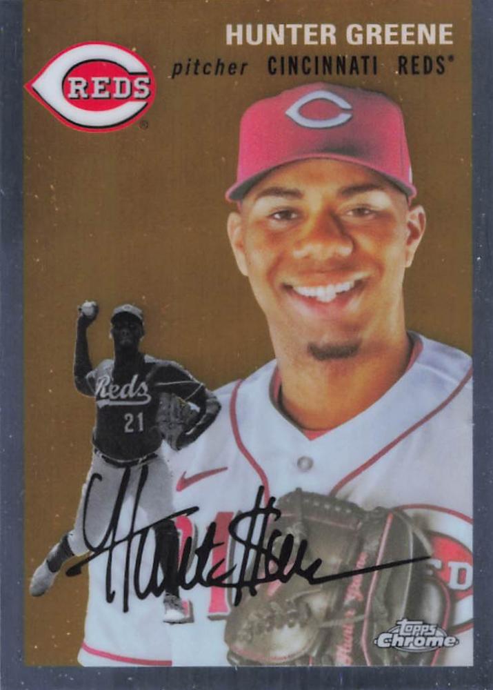 #277 Hunter Greene - Cincinnati Reds - 2023 Topps Chrome Platinum Anniversary Baseball