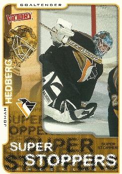 #277 Johan Hedberg - Pittsburgh Penguins - 2001-02 Upper Deck Victory Hockey
