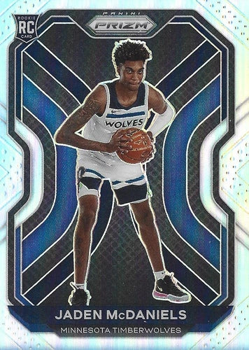 #277 Jaden McDaniels - Minnesota Timberwolves - 2020-21 Panini Prizm - Silver Prizms Basketball