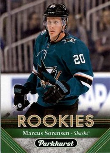 #278 Marcus Sorensen - San Jose Sharks - 2017-18 Parkhurst Hockey