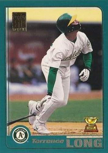 #278 Terrence Long - Oakland Athletics - 2001 Topps Baseball