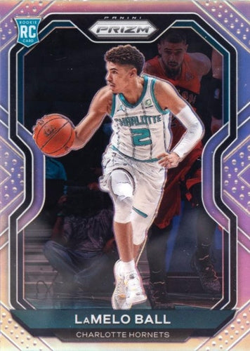 #278 LaMelo Ball - Charlotte Hornets - 2020-21 Panini Prizm - Silver Prizms Basketball
