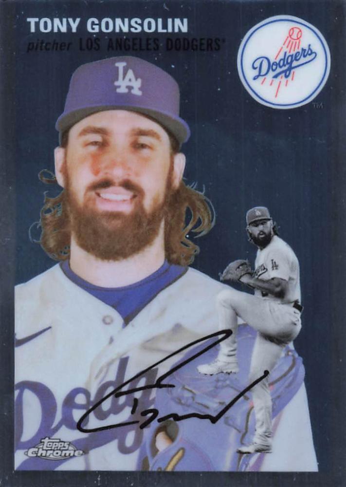 #278 Tony Gonsolin - Los Angeles Dodgers - 2023 Topps Chrome Platinum Anniversary Baseball