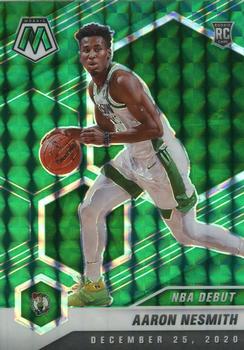 #279 Aaron Nesmith - Boston Celtics - 2020-21 Panini Mosaic - Mosaic Green Basketball