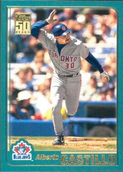#279 Alberto Castillo - Toronto Blue Jays - 2001 Topps Baseball