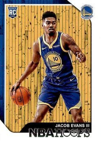 #279 Jacob Evans III - Golden State Warriors - 2018-19 Hoops Basketball