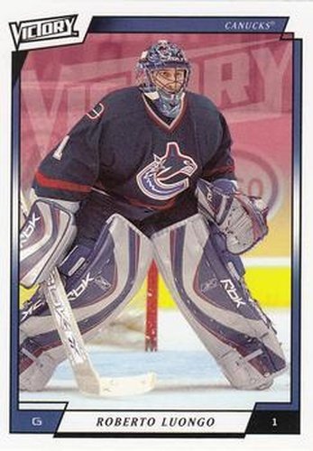 #279 Roberto Luongo - Vancouver Canucks - 2006-07 Upper Deck Victory Update Hockey