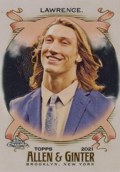 #279 Trevor Lawrence - Jacksonville Jaguars - 2021 Topps Allen & Ginter Chrome Baseball