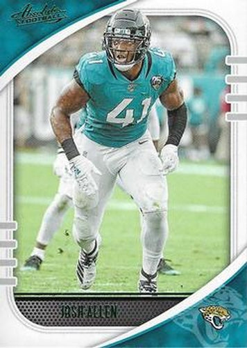 #27 Josh Allen - Jacksonville Jaguars - 2020 Panini Absolute - Green Football