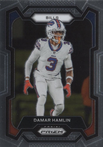 #27 Damar Hamlin - Buffalo Bills - 2023 Panini Prizm Football