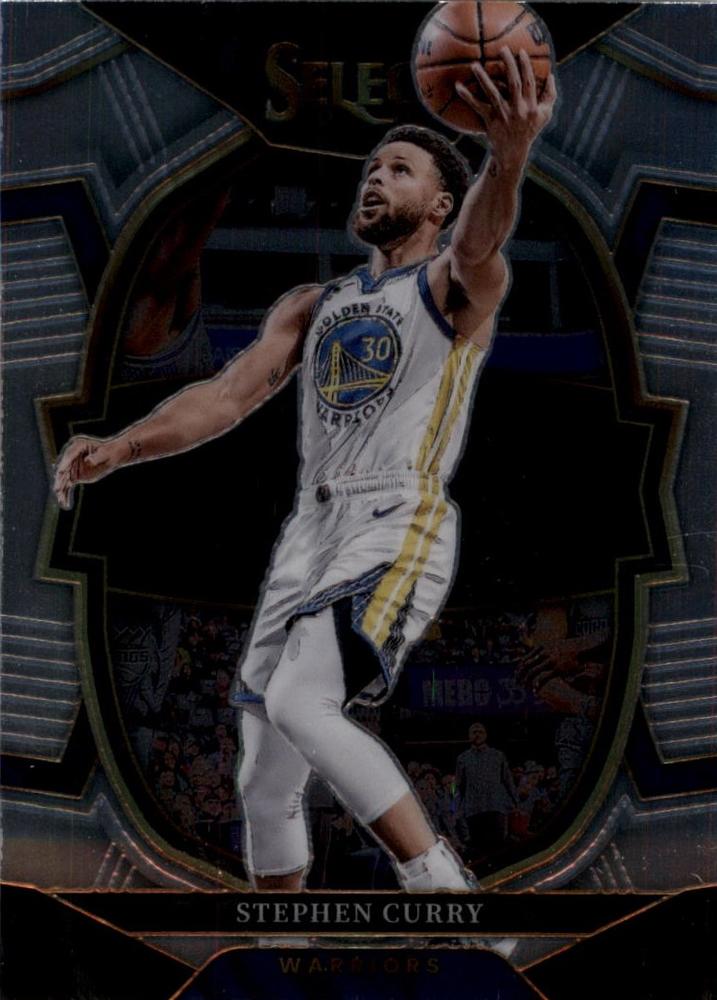 #27 Stephen Curry - Golden State Warriors - 2022-23 Panini Select Basketball