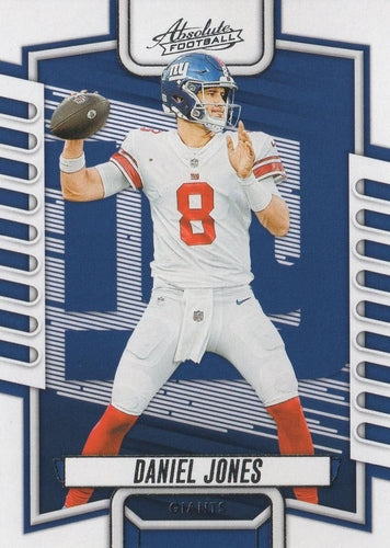 #27 Daniel Jones - New York Giants - 2023 Panini Absolute Football