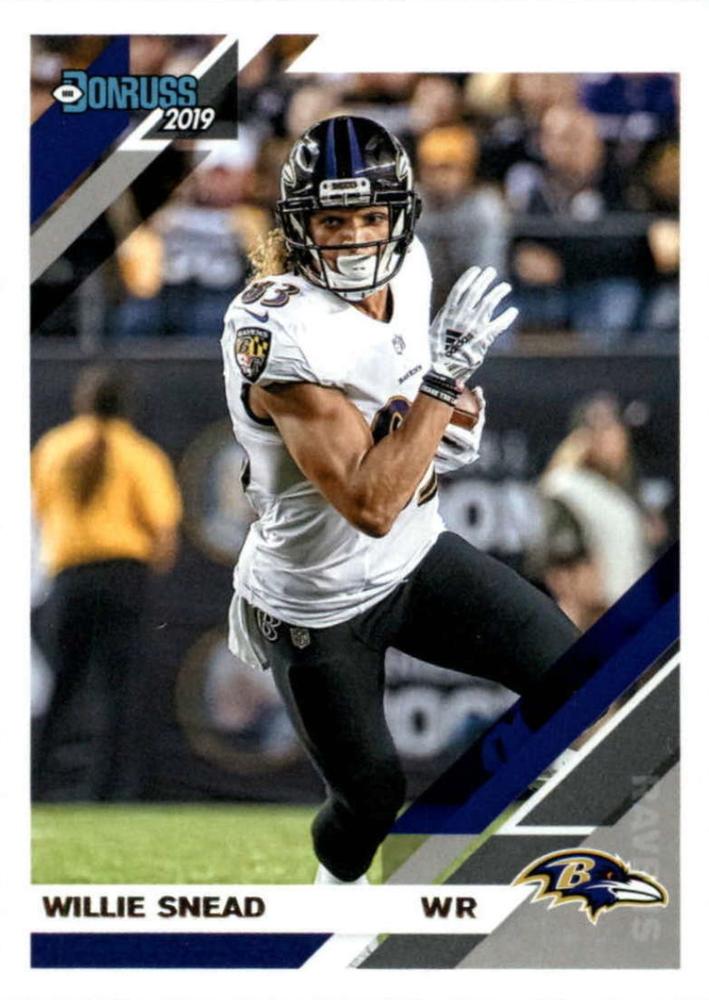 #27 Willie Snead - Baltimore Ravens - 2019 Donruss Football