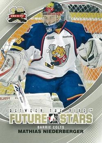 #27 Mathias Niederberger - Barrie Colts - 2011-12 In The Game Between The Pipes Hockey
