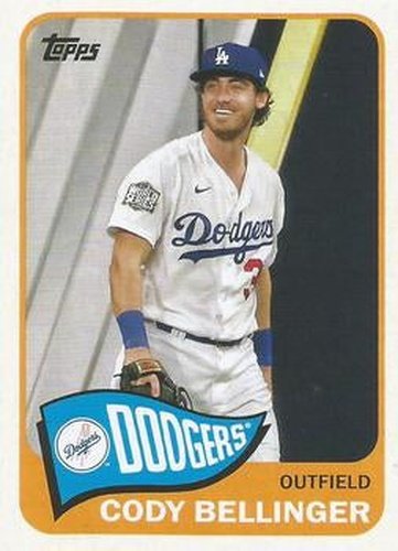 #T65-27 Cody Bellinger - Los Angeles Dodgers - 2021 Topps - 1965 Topps Redux Baseball