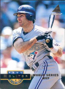#27 Paul Molitor - Toronto Blue Jays - 1994 Pinnacle Baseball
