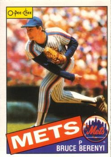 #27 Bruce Berenyi - New York Mets - 1985 O-Pee-Chee Baseball