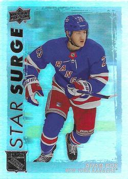#SS-27 Adam Fox - New York Rangers - 2023-24 Upper Deck - Star Surge Hockey